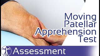 Moving Patellar Apprehension Test  Patellar Instability [upl. by Salena]