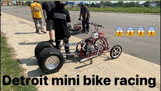 DETROIT MINI BIKE RACING😱🔥 CAN HE DO 100MPH [upl. by Cecelia864]