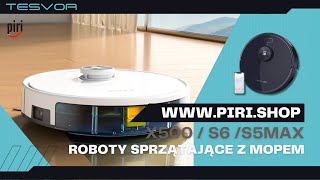 Robot sprzątający Tesvor S6 dystrybucja PIRIPL [upl. by Sokairyk]