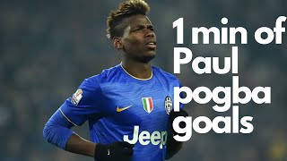 quotPaul Pogbas Top Goals in 60 Seconds  Unstoppablequot [upl. by Ludie578]