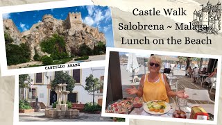 Castle Walk in Salobrena Malaga amp Lunch on the Beach [upl. by Ambert863]