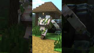 Gus Protects his Village Part 1 minecraft aesthetic minecraftnostalgia blender animation [upl. by Nancey982]