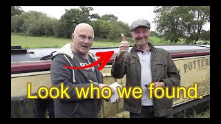 WE MEET GARY CAPTAIN PHILLIPS  CHUGABUG AT WRENBURY  Narrowboat Life [upl. by Uahsoj]