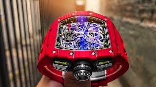 Richard Mille RM 1103 vs Ferrari 488 Spider [upl. by Hevak]