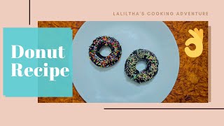 Homemade Doughnuts without Yeast  Lalithas Cooking Adventure [upl. by Cati305]