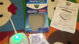 Vicks Waterless Tabletop Vaporizer [upl. by Rodoeht148]