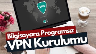 Çok Basit Programsız VPN Kurulumu  \u00100 Oluyor [upl. by Flory877]