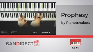 Prophesy by Planetshakers  Piano Tutorial [upl. by Naujid]