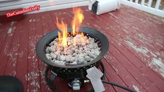 For Living Propane Gas Fire Bowl Review  Made by quotBONDquot [upl. by Thomas]