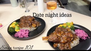 Dinner ideas for date night Cooking with missT Lamb shank recipe made easy [upl. by Spielman]