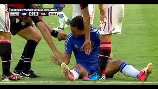 Eden Hazard vs AC Milan PreSeason 2012  2013 [upl. by Tuinenga]