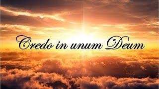 Credo in unum Deum [upl. by Jablon]