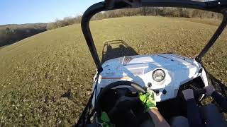 Rzr 570 top speed in a field [upl. by Lak]