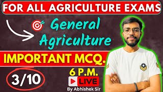 General Agriculture 310  Important MCQs With Explanation  for all Agriculture Exams 2024 [upl. by Iaria947]