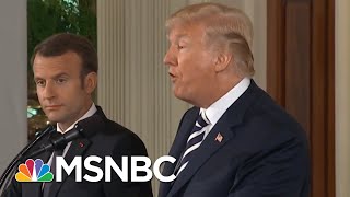 Hartley President Emmanuel Macron Is ‘Master Of Strategy’  MSNBC [upl. by Annoled]