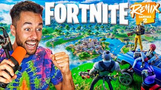 REACCIONANDO A FORTNITE CAPÍTULO 2 REMIX  TheGrefg [upl. by Walls]