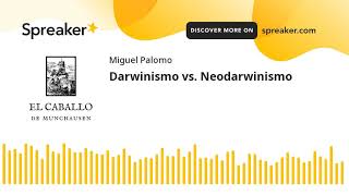 Darwinismo vs Neodarwinismo [upl. by Yob897]