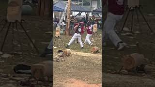 Wood Chop Kilcoy Show 2024 [upl. by Appolonia]