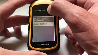 Garmin eTrex 10  How to Adjust Your Backlight Timeout [upl. by Ahseret195]