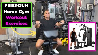 FEIERDUN Home Gym Workout Exercises [upl. by Leamaj780]