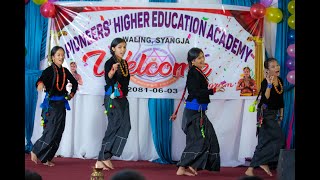 PIONEERS HIGHER EDUCATION ACADEMY WALING SYANGJA 20810603 WELCOME PROGRAM [upl. by Hoffarth]