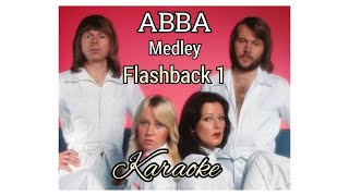 ABBA Medley  KARAOKE Flashback 1  with Chords and Bass Guitar cover 🤓 bassline [upl. by Abba368]