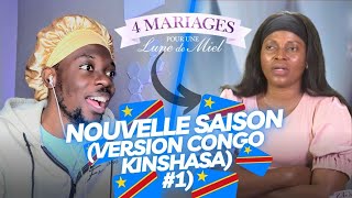 4 Mariages Pour Une Lune De Miel CONGOKINSHASA 1 4MP1LAfr  NOUVELLE SAISON  REACTION [upl. by Whitelaw]