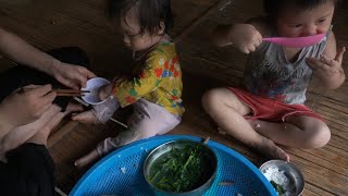 Making a simple chicken coop  Making dinner for two small children  The life of a single mother [upl. by Xam]