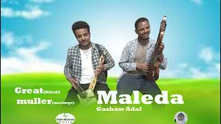 Maleda Gashaw Adal old song instrumental performed by Yibeltal Genetu amp Mulugeta Shitie [upl. by Dnomso]