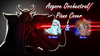 Undertale  Bergentrückung amp Asgore  Orchestral  Piano Cover Christmas Special with BlueTarouX [upl. by Redle951]