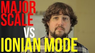 Major Scale vs Ionian Mode  TWO MINUTE MUSIC THEORY 29 [upl. by Thedrick]