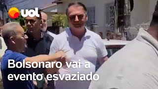 Bolsonaro marca presença em evento esvaziado do PL em Angra dos Reis [upl. by Nirot]