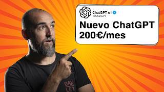 🚨 NOTICIAS IA 🚨 NUEVO ChatGPT 200€mes 🤯🤯 [upl. by Hoag]