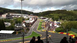 Gold 3 Grandstand View  F1 2011  Belgium Spa Francorchamps [upl. by Ivette]