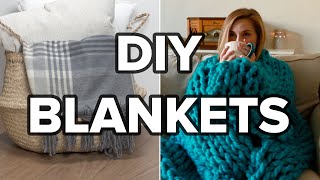 4 DIY Blankets [upl. by Burkhart]