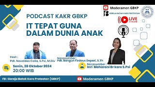 Podcast Moderamen GBKP [upl. by Attezi48]