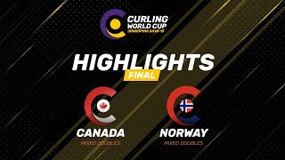 HIGHLIGHTS Canada v Norway – Mixed doubles – Curling World Cup leg three Jonkoping Sweden [upl. by Dill996]