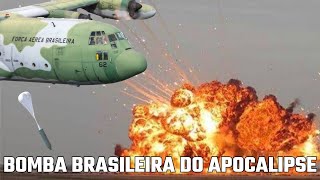 A mãe de todas as bombas do Brasil Certificada e poderosa é a única termobárica da américa latina [upl. by Thormora960]