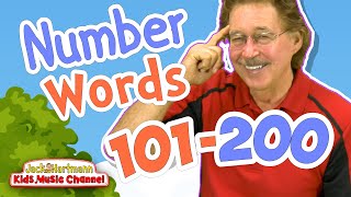 Number Words  101200  Jack Hartmann [upl. by Asiilanna]