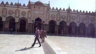 Visiting Al Azhar mosque Mosquée dEl Azhar صور من جامع الأزهر [upl. by Talanian]