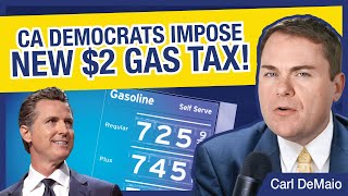 CA Democrats Impose New 2 Gas Tax [upl. by Ansilme177]