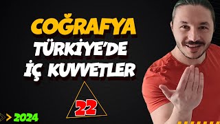 🌍TÜRKİYEDE İÇ KUVVETLER 🔴 39 GÜNDE TYT COĞRAFYA KAMPI22 🟡 10SINIF COĞRAFYA 📌2025 [upl. by Zanahs]