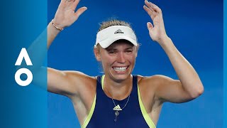 Simona Halep v Caroline Wozniacki match highlights  Australian Open 2018 [upl. by Negeam]