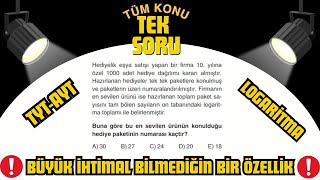 LOGARİTMA VE ASAL ÇARPAN KALLEŞİLİĞİ BİR SORU [upl. by Pazia232]