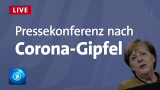 CoronaLockdown verlängert Schulen bleiben zu  Merkel nach BundLänderBeratungen [upl. by Ellecrag]