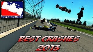 Indy Car BEST CRASHES 2013 [upl. by Feldman681]