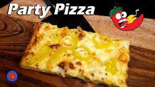 This White Pizza Will Set You Free  Sheet Pan Pizza You Can Make At Home  Bakery Style Pizza [upl. by Hester]