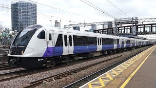 Elizabeth Line Class 345 superior acceleration train railways [upl. by Eillak877]