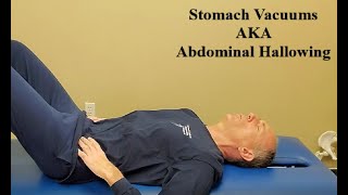 Abdominal Hollowing AKA Stomach Vacuums [upl. by Eissirc]