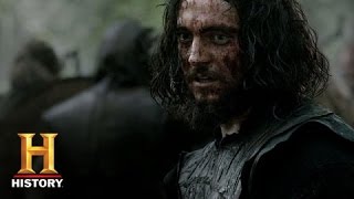 Vikings Athelstan Saves Ragnar in Battle Season 2 Episode 2  History [upl. by Reel]